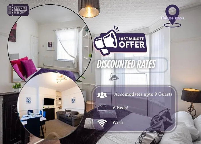 Last-Minute Offers L Premium Escape L 4Bdr House By Finesse Stays Short Lets & Serviced Accommodation Liverpool With Free Wifi